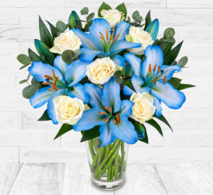 Sapphire Lily and Rose
